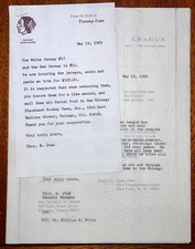 1960's 1969 NHL & Chicago Blackhawks Rawlings Jerseys License Agreement Contract