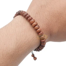 Small Kuka Tasbih - 33ct Short Barrel 8mm Handmade Seed Prayer Beads