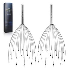2Pk Handheld Scalp Massager Head Scratcher for Deep Relaxation Hair Stimulation