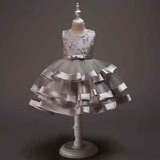 Flower Girl Dress Multilayer Puffy Performing Dress Pegeen
