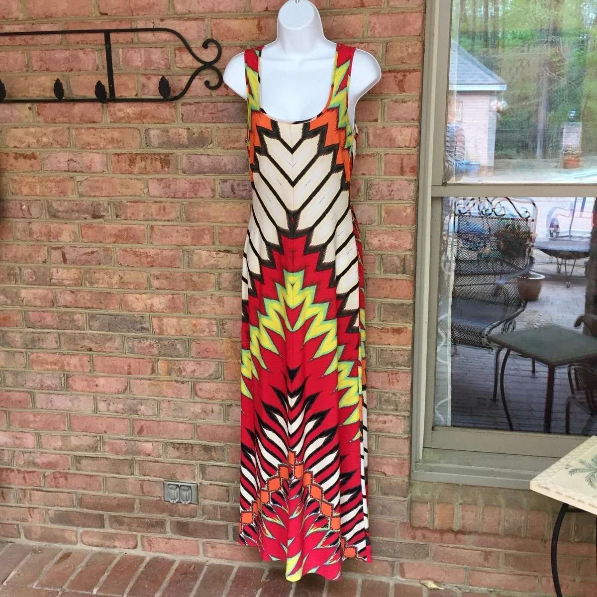 Junior size Small Multi colored Maxi Dress by ECI eBay