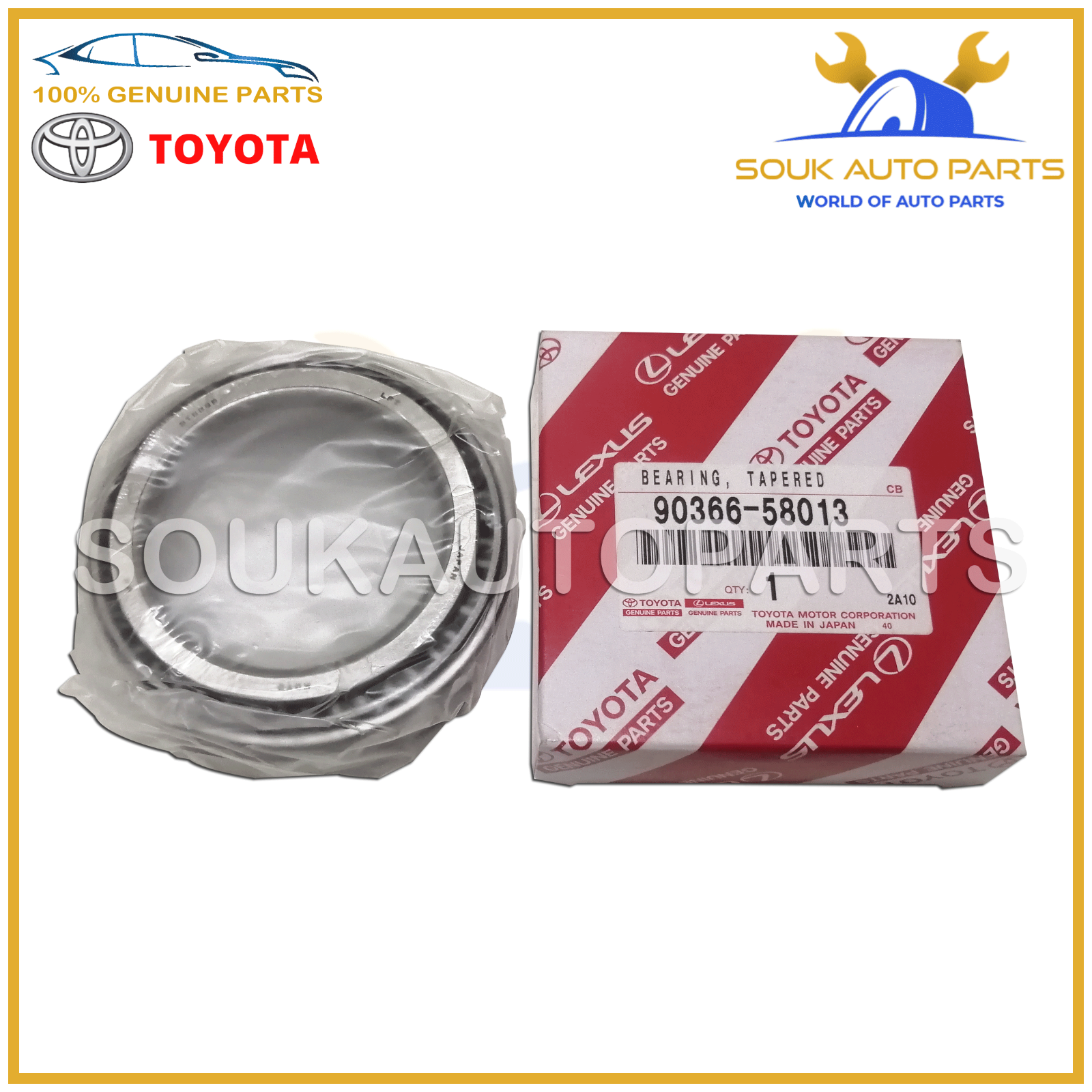 90366-58013 Genuine Toyota BEARING (FOR FRONT DIFFERENTIAL CASE 