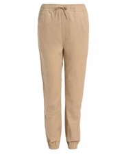 Nautica MED KHAKI Little Boys Evan Tapered-Fit Stretch Joggers, US Large 6 