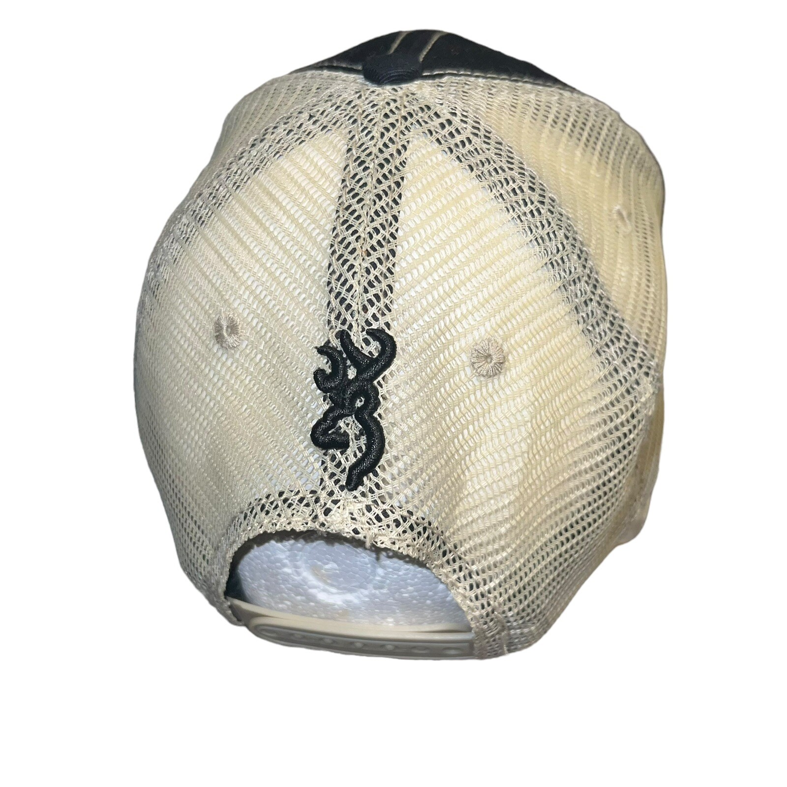 Browning Hat Snapback Trucker Adjustable Gray/Bla… - image 4