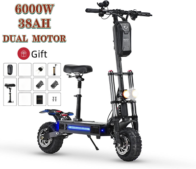 scooter hd160とunion force M/Lのセット Folding Dual Motor 6000W 60V Electric Scooter Adult 11