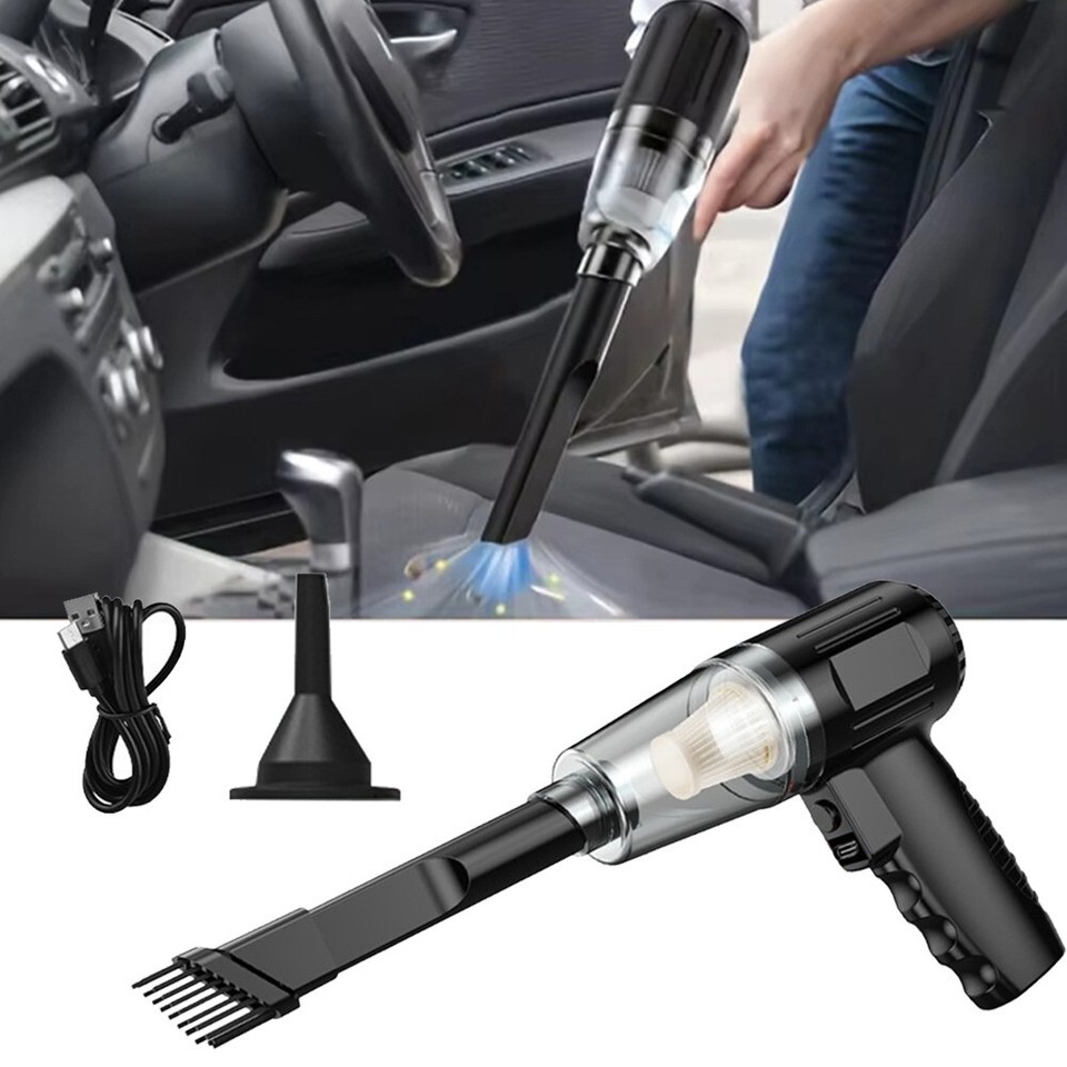 Portable Household Vacuum Cleaner Ideal for Small Objects and Hair