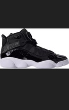 blue and black jordan 6 rings