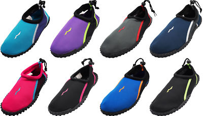 Norty Wave Kids Sizes 11-4 Boys / Girls Slip on Aqua Socks Pool Beach Water Shoe