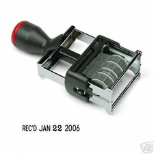 COSCO 2000 PLUS SELF INKING DATE PHRASE STAMP for dates 2004 to 2009 with phrase