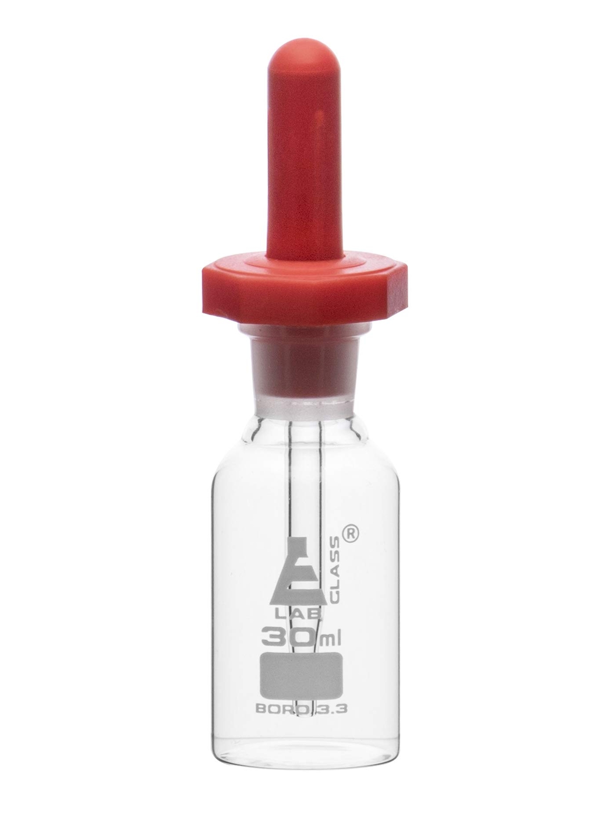 EISCO Dropping Bottle, 30ml (1oz) - Borosilicate 3.3 Glass - Eye Dropper Pipe...