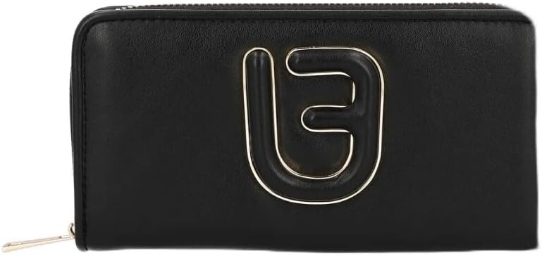 LA FILLE DES FLEURS Portafogli Placida Leisure Black Nero 19x10,5x3