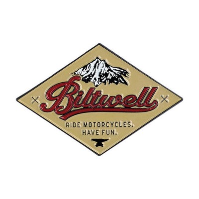 Biltwell Enamel Pin Crs Red / Beige