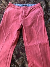 Banana Republic Straight Fit Emerson 33x32 Red Indiana Hoosiers Alabama