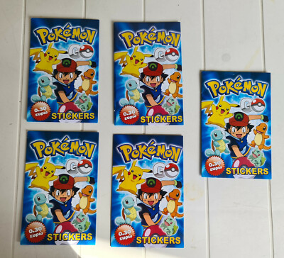 Rare Greek Edition POKEMON 2012 blind bags with stickers