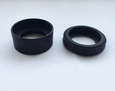 Pair of 34mm Microscope Eyepiece Eyecups Eyeshields Eye-guards Foldable