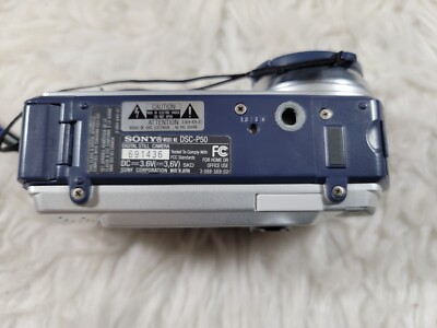 Sony Cyber-shot DSC-P50 2.1MP Digital Camera - Silver, Bundle