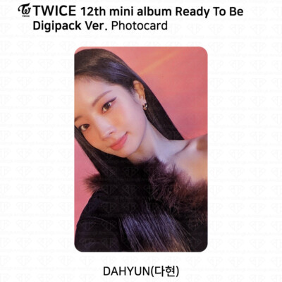 TWICE 12th Mini Album Ready To Be Photocard Message Card Poster