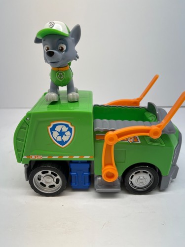 Paw Patrol Spin Master Rocky and his Recycle Truck Action Figure Vehicle - Picture 6 of 8