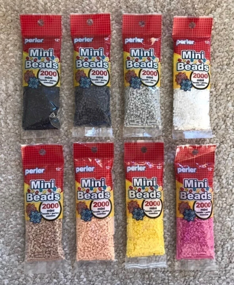 NWT Mini Perler Beads 3 packs (2,000 each) total 6,000 beads