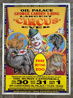 Bossnoeul カード CITRUS CIRCUS Vintage GEORGE CARDIN CIRCUS Poster 23