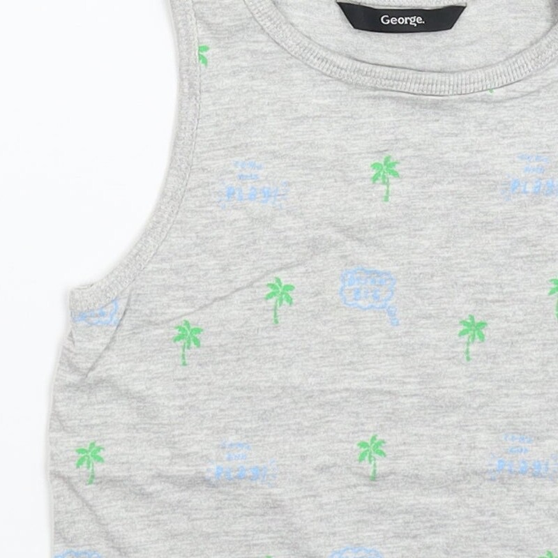 George Boys Grey Cotton blend Tank Size 3-4 Years image 6
