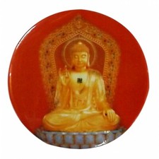 Badge Bouddha Image Divinité Inde Zen Bouddhisme Méditation Hindouisme