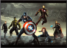 Magnet - Avengers Team Captain America Iron Man Thor Hulk Widow Hawkeye 3.5"