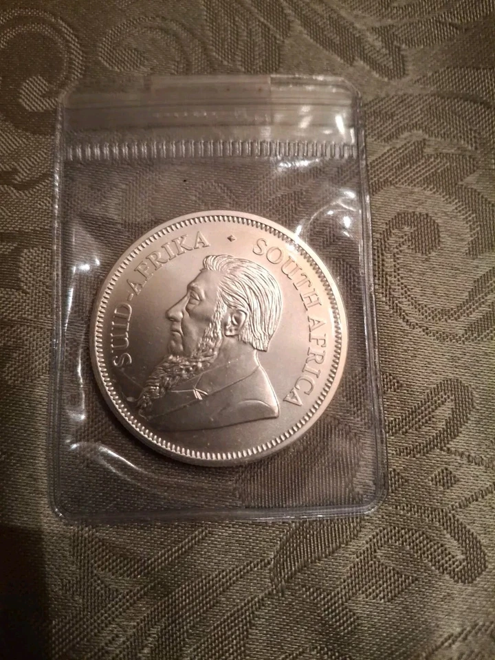 2018 South African 1 OZ .999 Fine Silver Krugerrand BU MINT STATE MS Ungraded. - Image 2 of 4