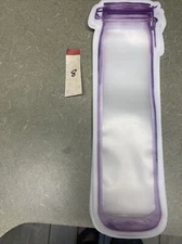 Reusable Mason Jar Ziplock Bags Food Storage Bag For Kitchen Camping Picnic Kids