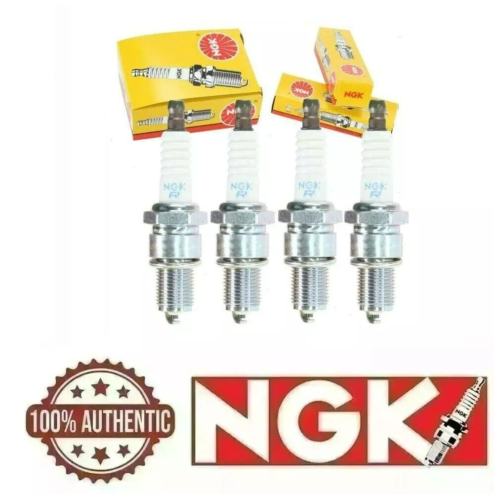 New Genuine 4 Pack NGK 6578 BPR4ES Solid Standard Spark Plugs