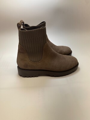 Blondo Womens Hallie Suede Waterproof Dark Taupe Sz 8.5