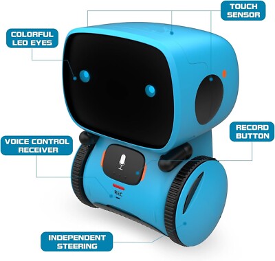 Robot IA Con Radio FM Y Despertador – Altavoz Inteligente Sin Bluetooth, Ideal Para Estudiantes