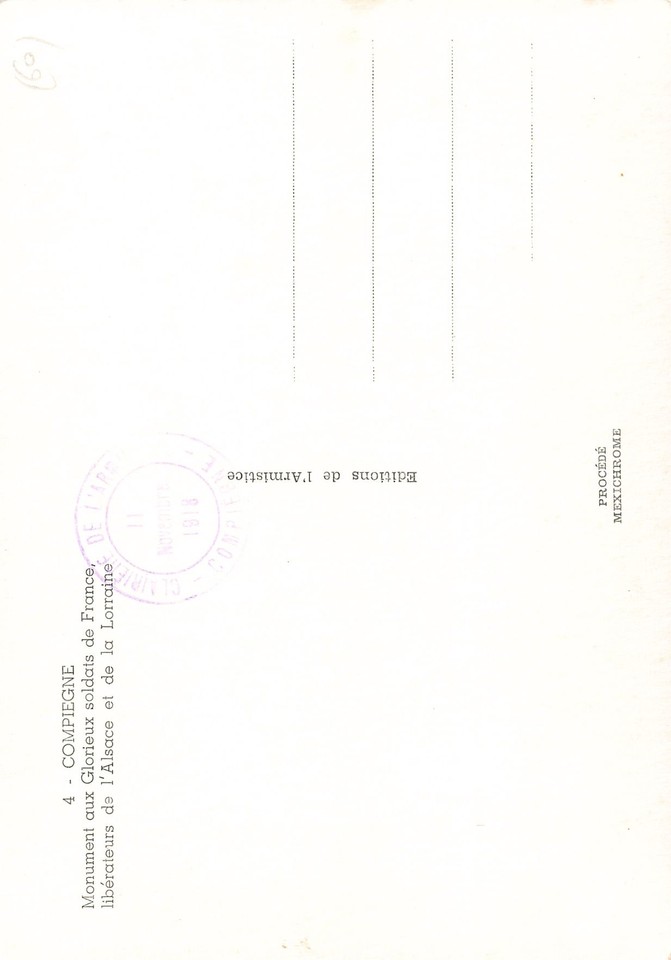 60 COMPIEGNE MONUMENT AUX SOLDATS eBay