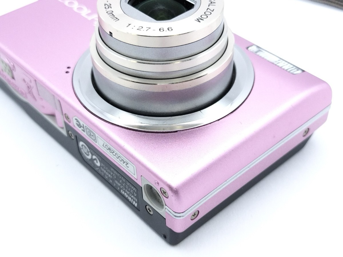 Nikon COOLPIX S570 Pink 12.0MP Compact Digital Camera with Box