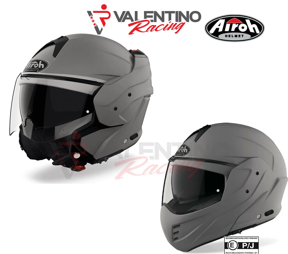 MATHISSE Dark Grey Matt Modular Öffnend P/J Airoh Rückseite Matt TG XL 61/62 CM - Bild 1 von 1