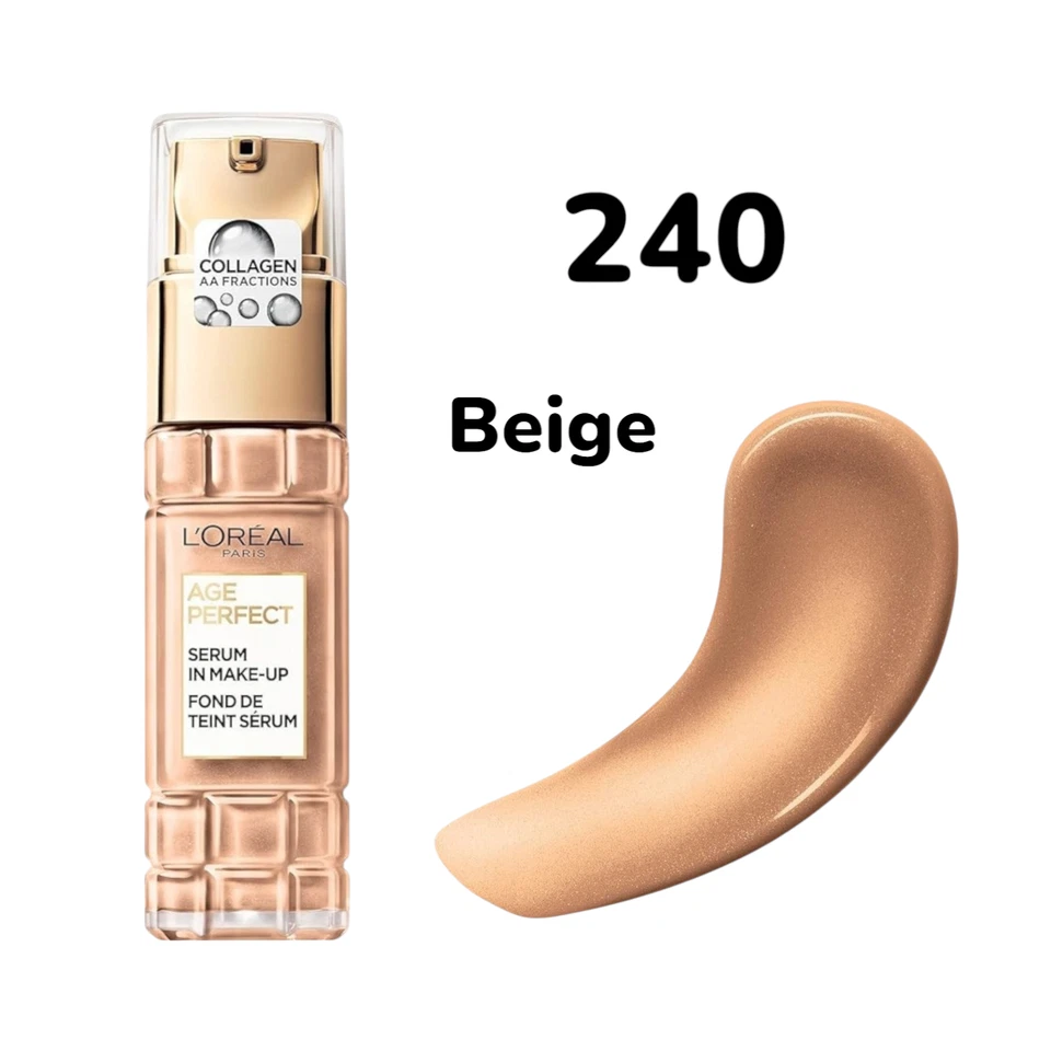 L'OREAL Age Perfect Serum In Make Up Foundation 30ml Choose Your Shade Sealed - Image 4 of 4