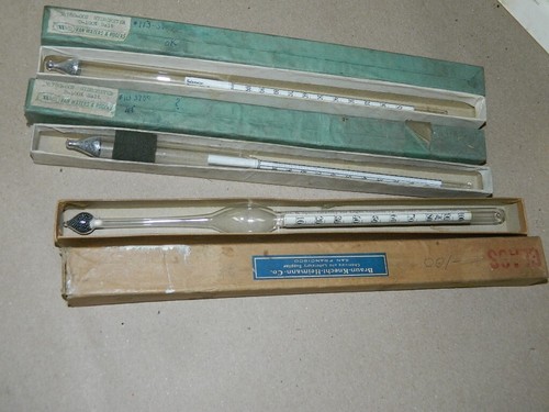 Van Waters & Rogers 34780-002 Hydrometer Braun Knecht ( 3 piece LOT ) - Picture 3 of 4