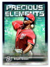 2023 Bowman Platinum #PE-24 Elijah Green Precious Elements