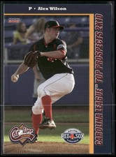 Alex Wilson 2010 Carolina League Top Prospects Set Card