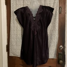 1990s Vintage California Dynasty Royal Purple Slip size large