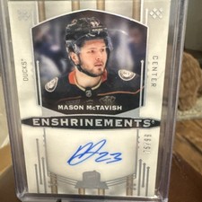 Mason McTavish 2024-25 The Cup Enshrinements Auto SP /99
