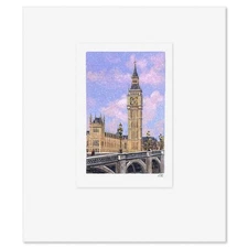 Liudmila Kondakova, "Big Ben" Limited Edition Lithograph, Numbered and Hand Sign