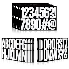 288 Pieces 18 Sheets Letter Stickers,Self Adhesive Vinyl Waterproof Mailbox N...