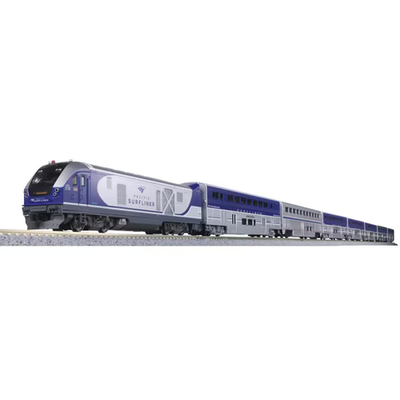 KATO 106-9010 N Scale SC-44 Amtrak Pacific Surfliner 8 CAR SET