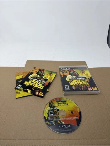 Red Dead Redemption: Undead Nightmare (Sony PlayStation 3, 2010) CIB w/ Poster