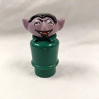 Fisher Price Little People Vintage Toys Sesame Street THE COUNT Figure Dracula