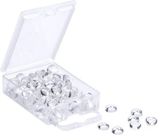 Clear round Glass Dome Tiles Cabochons Charms Bulk Small Flat Back Imitation Gem