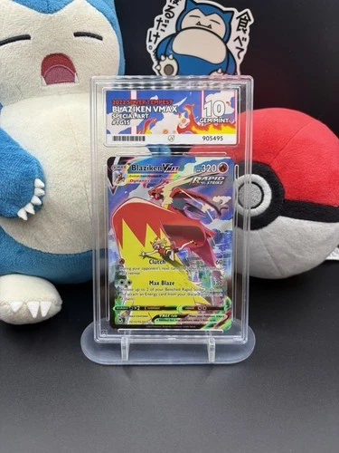 Pokémon TCG Blaziken VMAX TG15/TG30 Silver Tempest ACE 10 English