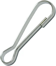 40 Pcs 53mm Metal Spring Hooks Purse Pulis Snap Clip for Lanyard Zipper Pull Id