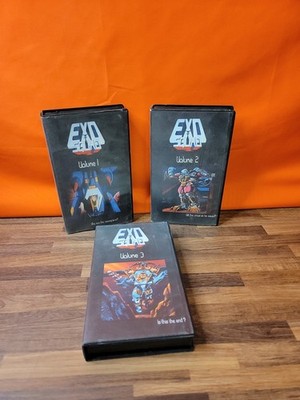 1990s Exo Squad Volumes 1 2 3 VHS Set ~ Please Read Description